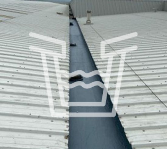 Triflex waterproofing for gutters