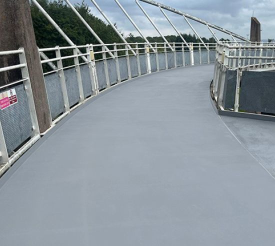 Triflex case study St Luke's Church of England School footbridge teaser