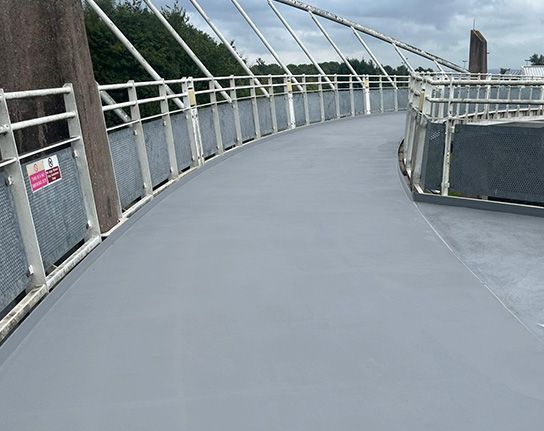 Triflex case study St Luke's Church of England School footbridge teaser